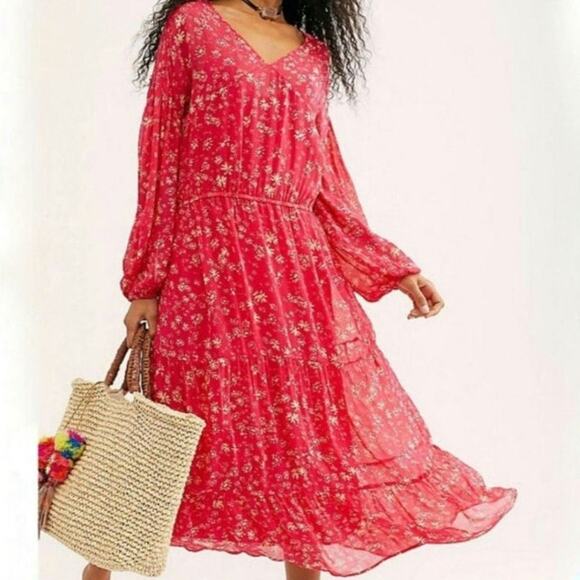 NWT Free People Wallflower Pink Dress - Picture 1 of 3